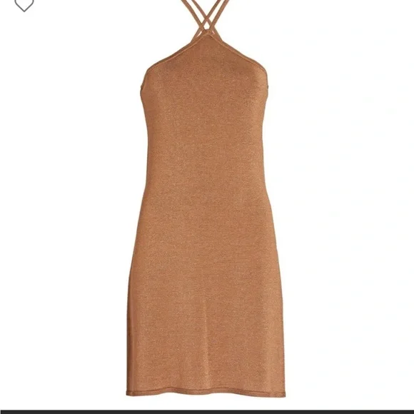 intermix knit dress Intermix Blue Ribbed Knit Ruffle Midi Dress Prelovely